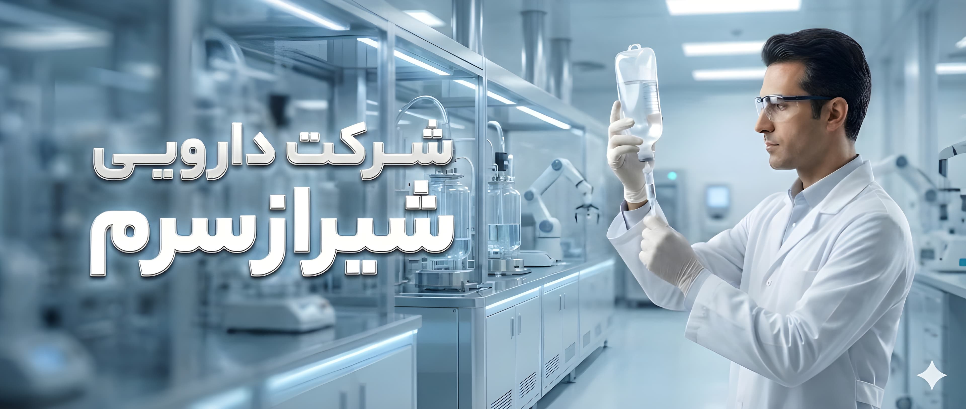 بنر شرکت دارویی شیراز سرم